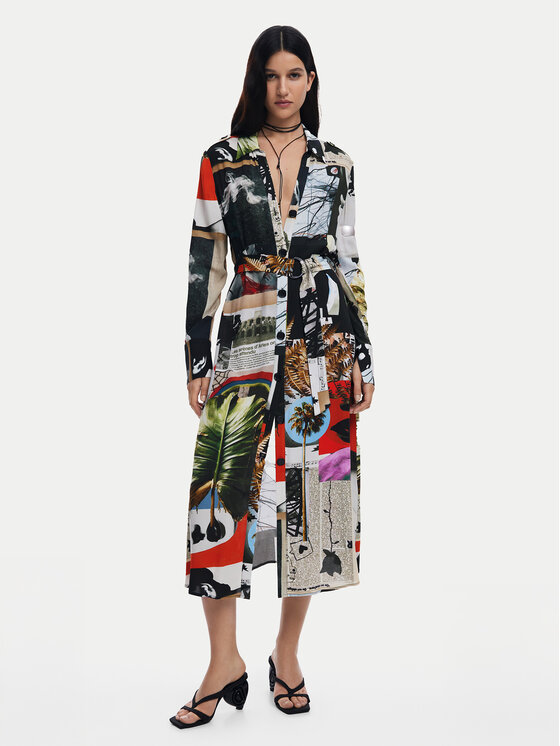 Платье-Рубашка стандартный крой Collage 25SWVW45 Desigual, мультиколор
Платье-Рубашка стандартный крой Collage 25SWVW45 Desigual, мультиколор