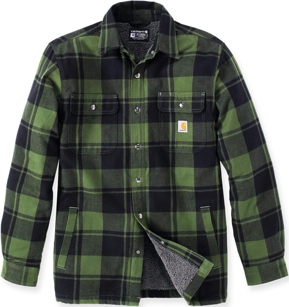 Рубашка Carhartt Heavyweight Flannel Sherpa Shirt, зеленый
Рубашка Carhartt Heavyweight Flannel Sherpa Shirt, зеленый