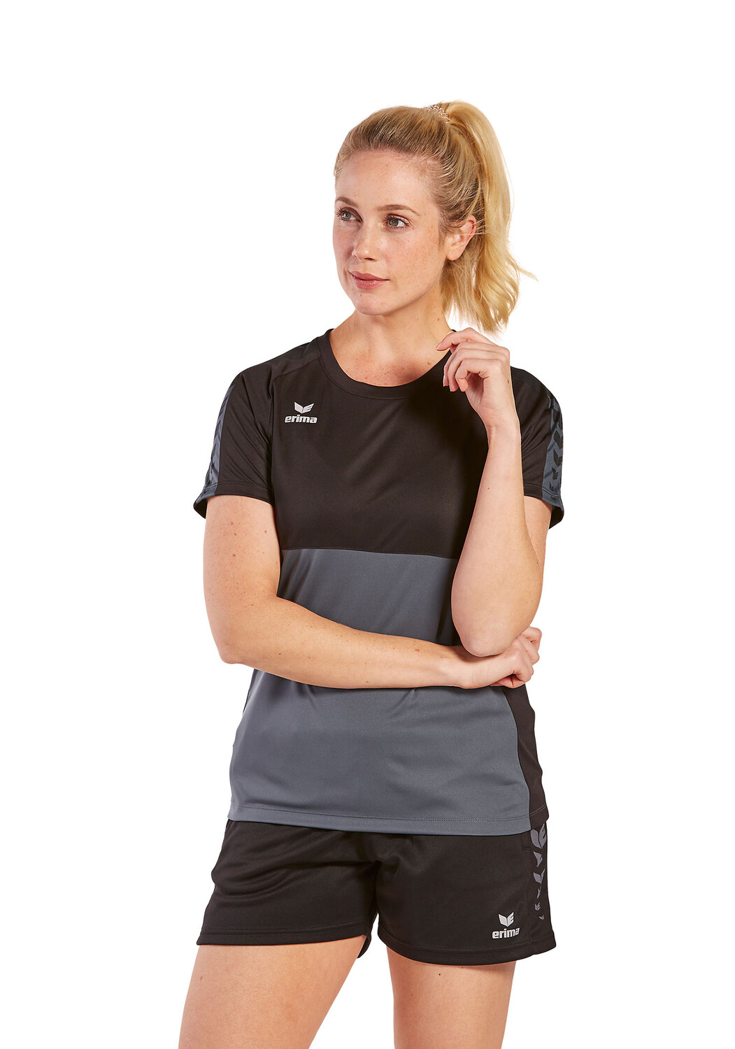 Футболка erima Six Wings, сланцево серый/черный
Футболка erima Six Wings, сланцево серый/черный