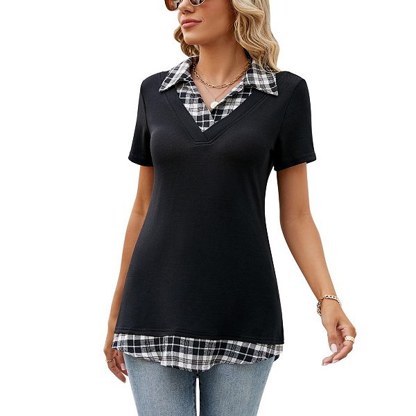 Женская футболка с V-образным вырезом и цветными вставками Yesfashion, Black And Black White, Белый, Женская футболка с V-образным вырезом и цветными вставками Yesfashion, Black And Black White
Женская футболка с V-образным вырезом и цветными вставками Yesfashion, Black And Black White, Белый, Женская футболка с V-образным вырезом и цветными вставками Yesfashion, Black And Black White