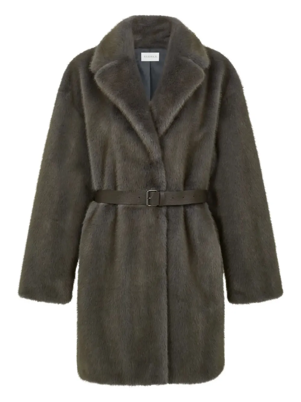 Пальто из искусственного меха с поясом P.A.R.O.S.H., серый
Пальто из искусственного меха с поясом P.A.R.O.S.H., серый