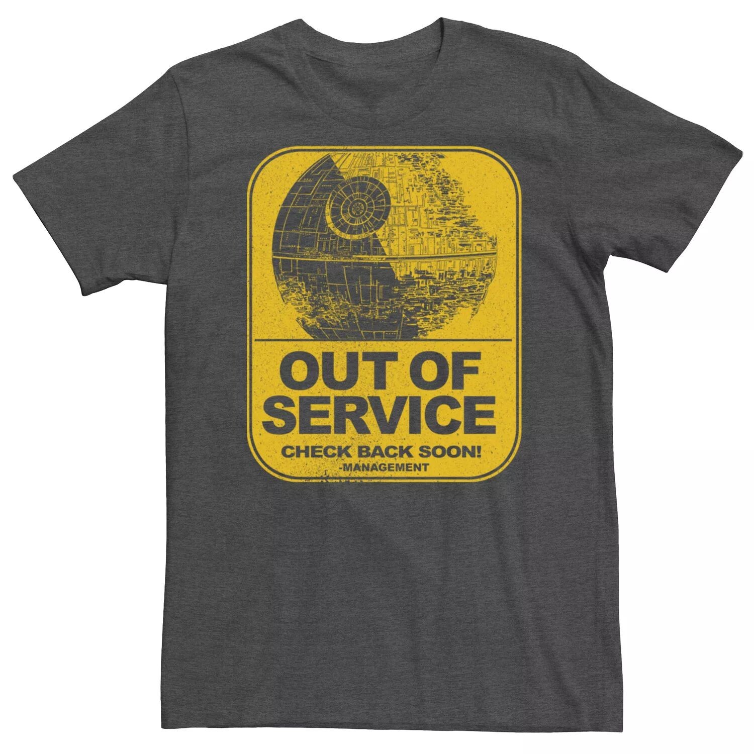 Мужская футболка со звездой смерти «Звездные войны», вышедшая из строя Licensed Character
Мужская футболка со звездой смерти «Звездные войны», вышедшая из строя Licensed Character