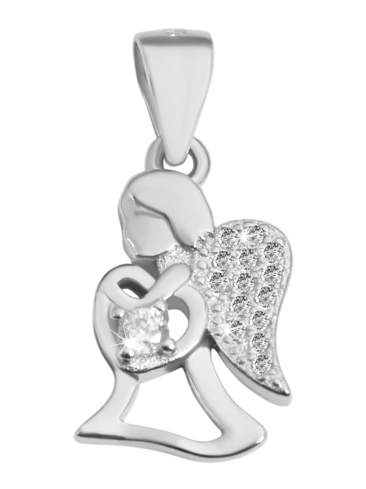 Adeliás Женский кулон - кулон в форме сердца из серебра 925 пробы с кубическим цирконием в серебряной оправе
Adeliás Женский кулон - кулон в форме сердца из серебра 925 пробы с кубическим цирконием в серебряной оправе