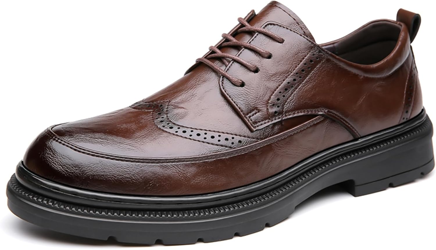 Мужские оксфорды из натуральной кожи с широким носком на шнуровке, низкие, удобные кожаные деловые туфли, подходят для деловых поездок, вечеринок и свиданий Igzbibg, коричневый
Мужские оксфорды из натуральной кожи с широким носком на шнуровке, низкие, удобные кожаные деловые туфли, подходят для деловых поездок, вечеринок и свиданий Igzbibg, коричневый