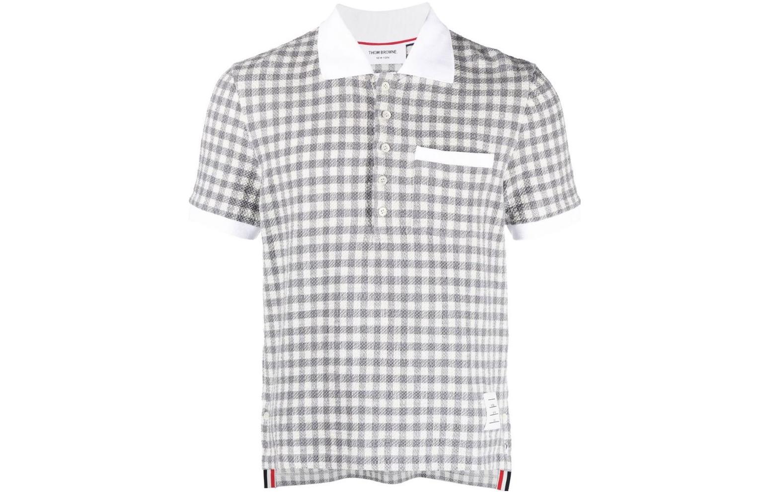THOM BROWNE Футболка-поло мужская Medium серый
THOM BROWNE Футболка-поло мужская Medium серый
