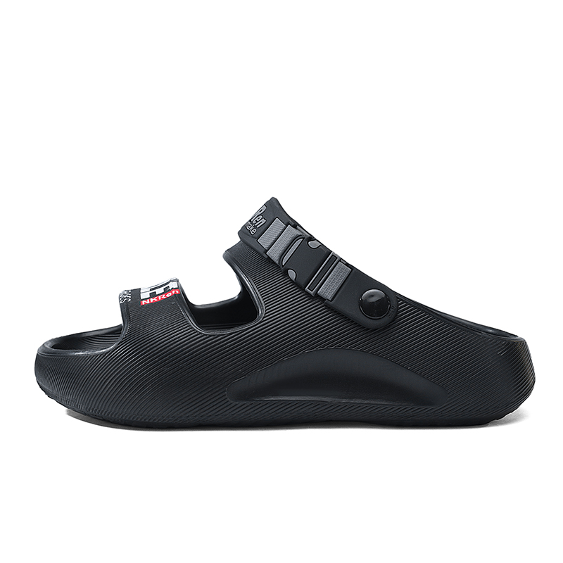 NANJIREN Пляжные сандалии мужские черные/хаки - черный серый, цвет Black Gray 
NANJIREN Пляжные сандалии мужские черные/хаки - черный серый, цвет Black Gray