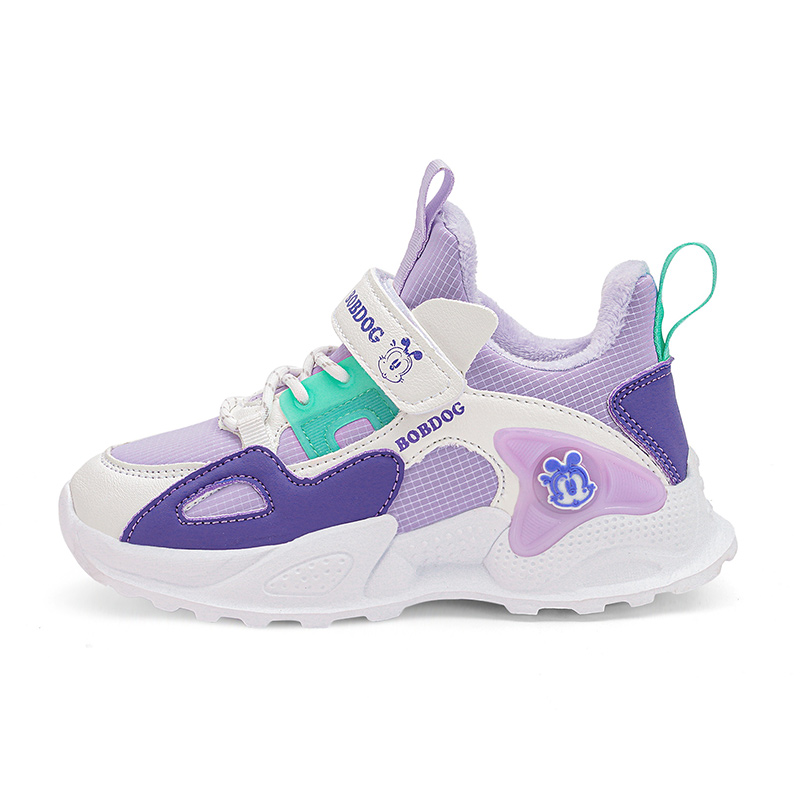 Кроссовки детские с низким верхом, устойчивые к скольжению и износу BOBDOG, бежевый/серый/фиолетовый
Кроссовки детские с низким верхом, устойчивые к скольжению и износу BOBDOG, бежевый/серый/фиолетовый