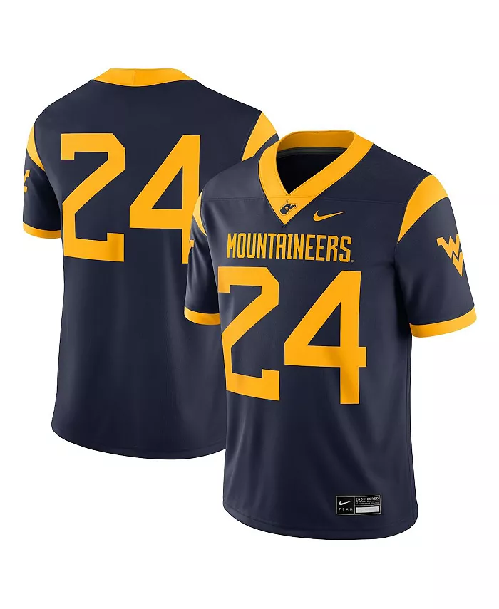 Мужская игровая футболка 24 Navy West Virginia Mountaineers Nike
Мужская игровая футболка 24 Navy West Virginia Mountaineers Nike