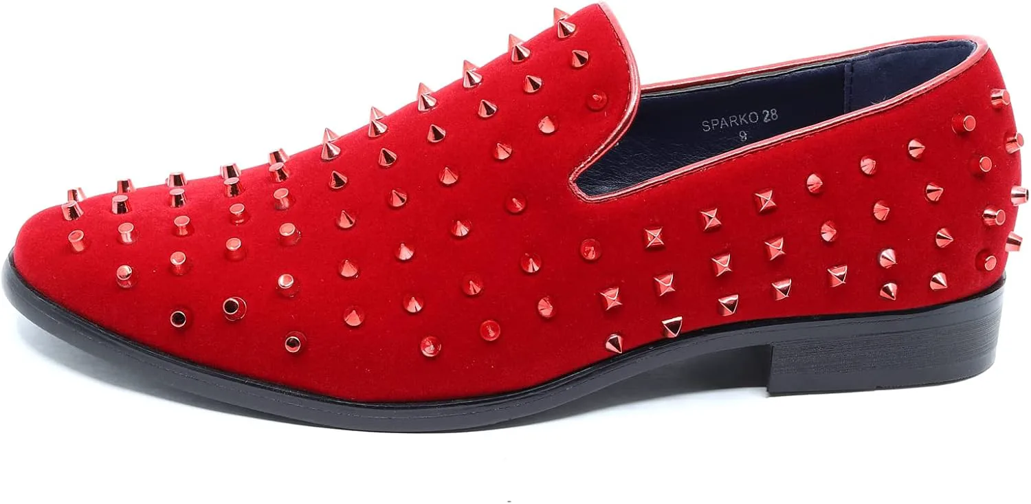 Мужские винтажные туфли-лоферы с шипами от модного дизайнера, классические смокинговые туфли, модель SM-28 Metrocharm, красный
Мужские винтажные туфли-лоферы с шипами от модного дизайнера, классические смокинговые туфли, модель SM-28 Metrocharm, красный
