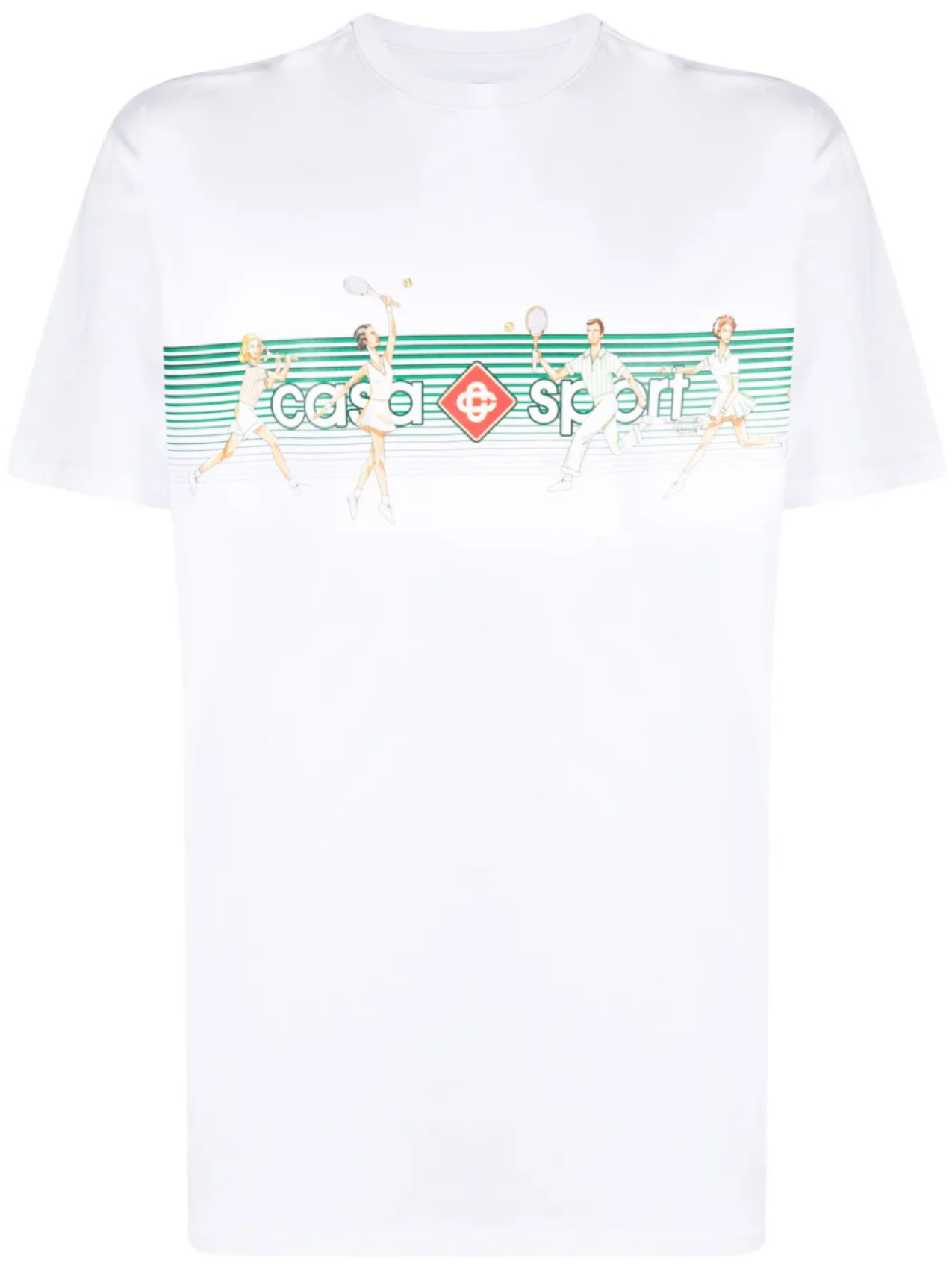 Casablanca футболка из органического хлопка с логотипом, белый
Casablanca футболка из органического хлопка с логотипом, белый