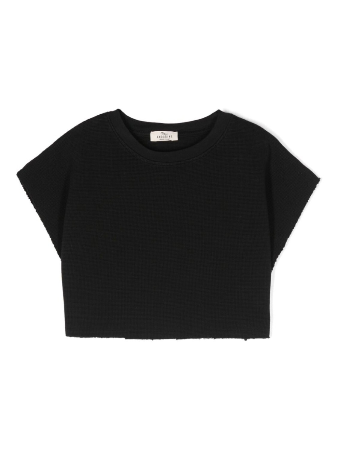 Укороченная фактурная футболка Andorine, черный
Укороченная фактурная футболка Andorine, черный