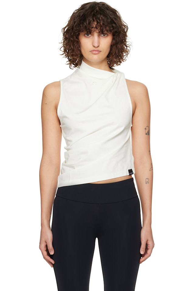 Облегающий джерси топ Courrèges, белый
Облегающий джерси топ Courrèges, белый