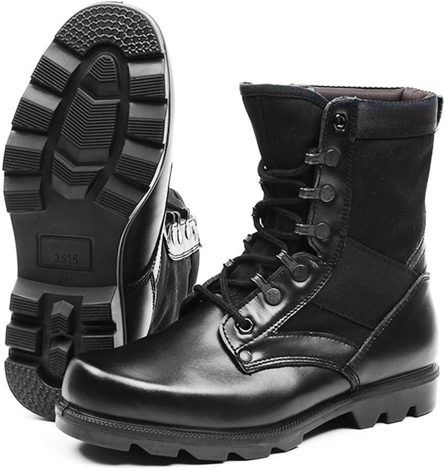 Мужские боевые ботинки, уличная рабочая обувь для ходьбы, безопасная тренировочная обувь, высокие, для альпинизма, внедорожная тактическая обувь, черные A-37 Jlfzc
Мужские боевые ботинки, уличная рабочая обувь для ходьбы, безопасная тренировочная обувь, высокие, для альпинизма, внедорожная тактическая обувь, черные A-37 Jlfzc