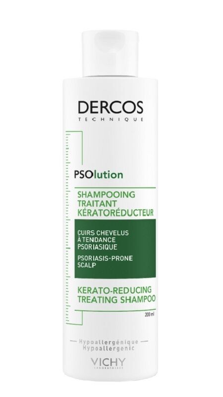 Vichy Dercos PSOlution кератолитический шампунь, 200 ml
Vichy Dercos PSOlution кератолитический шампунь, 200 ml