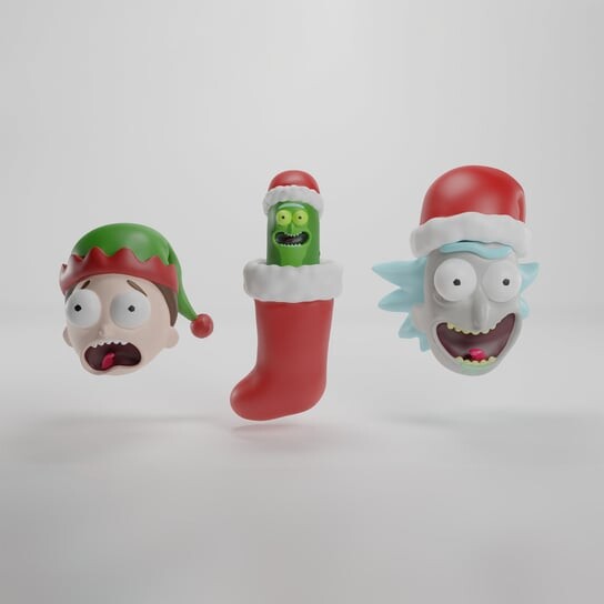 Набор Из 3 Рождественских Украшений Rick & Morty-Rik, Morty I'M Pickle Rick Inna marka
Набор Из 3 Рождественских Украшений Rick & Morty-Rik, Morty I'M Pickle Rick Inna marka
