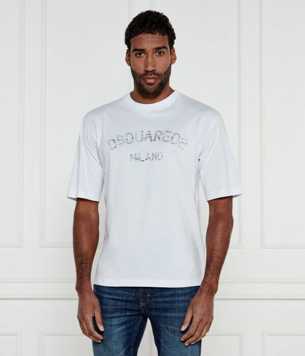 Футболка мужская Dsquared2 свободного кроя, белый
Футболка мужская Dsquared2 свободного кроя, белый
