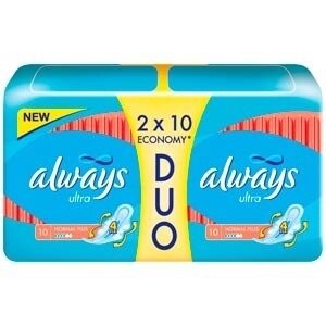 Ультра, Прокладки гигиенические, Нормальные, 20 шт. Always
Ультра, Прокладки гигиенические, Нормальные, 20 шт. Always