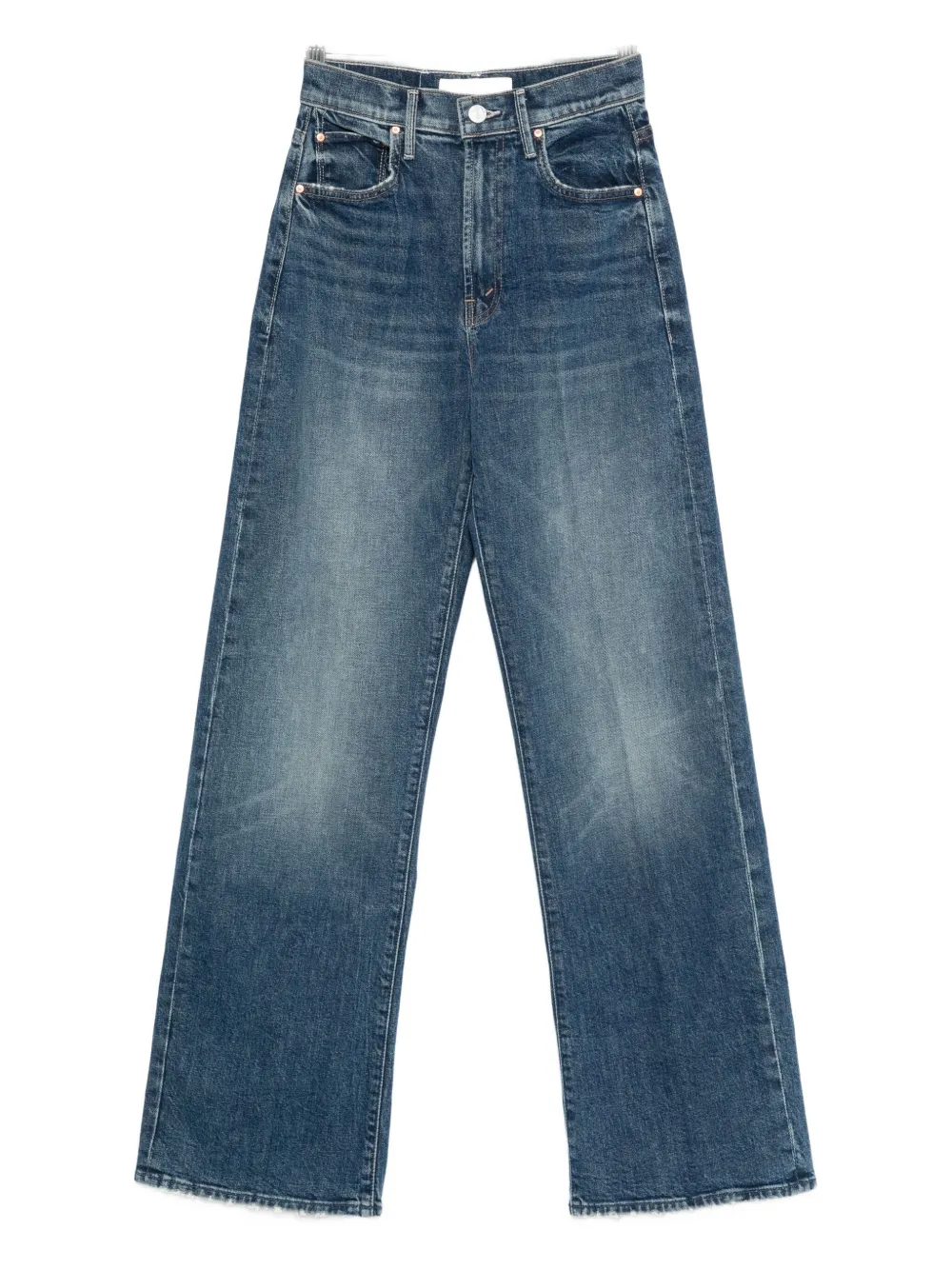 Джинсы прямого кроя Mother, синий
Джинсы прямого кроя Mother, синий