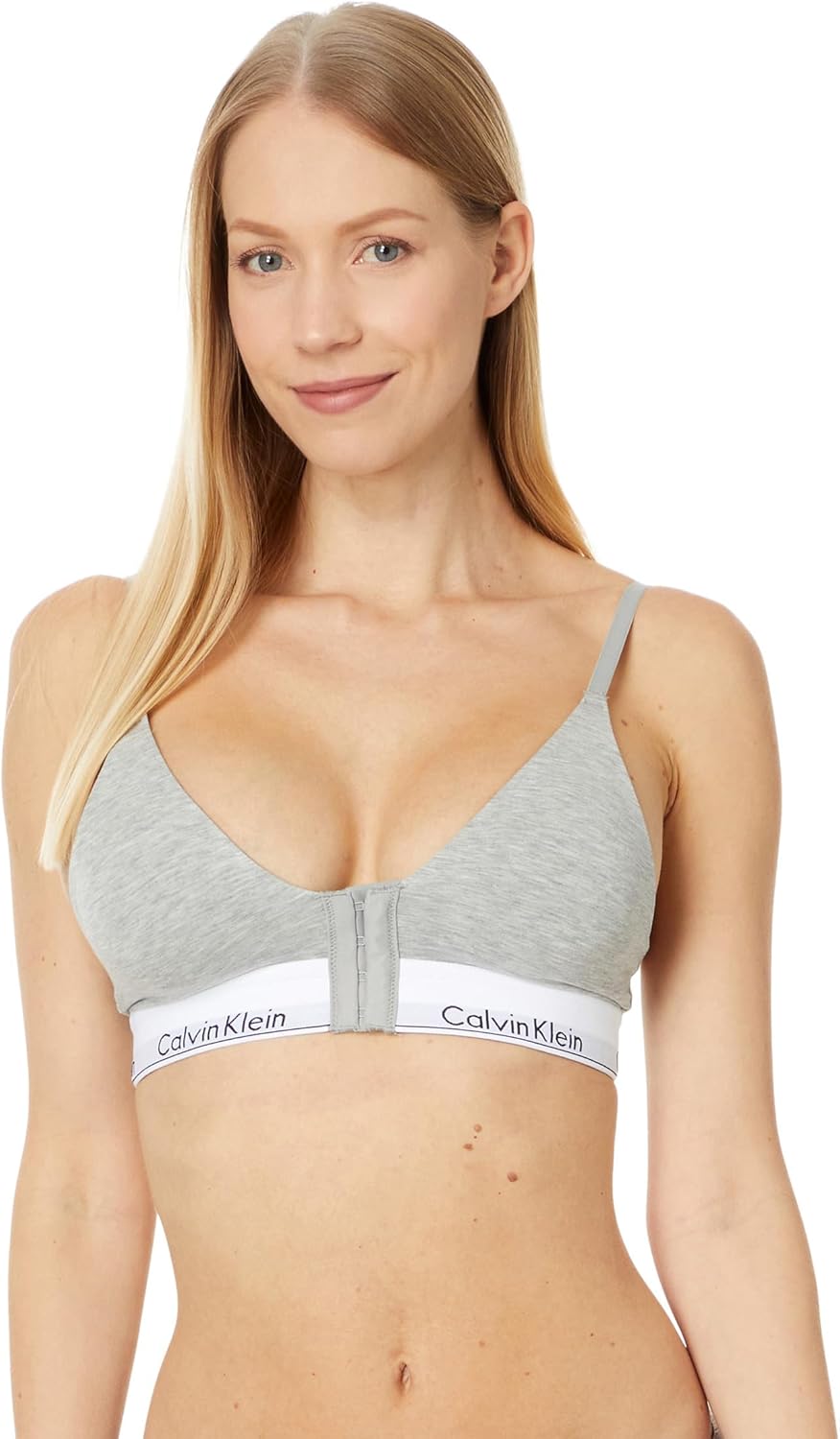Бюстгальтер для кормления Calvin Klein Womens Modern Cotton Lightly Linen с треугольными чашечками, Grey Heather 1
Бюстгальтер для кормления Calvin Klein Womens Modern Cotton Lightly Linen с треугольными чашечками, Grey Heather 1