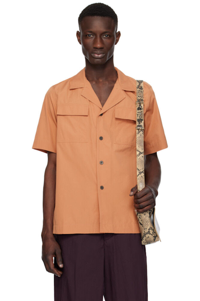 Рубашка бежевого цвета с вентиляцией Dries Van Noten
Рубашка бежевого цвета с вентиляцией Dries Van Noten