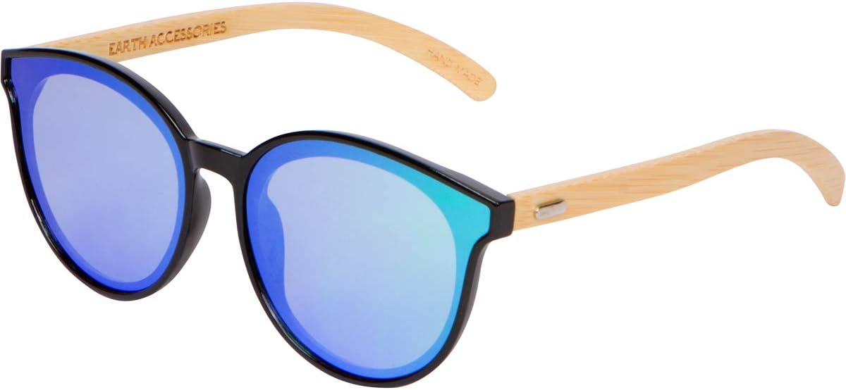 Солнцезащитные очки Earth Accessories Premium Oversized, «кошачий глаз» | Защита от УФ-излучения, оправа ручной работы из бамбукового дерева | Экологически чистые, Blue
Солнцезащитные очки Earth Accessories Premium Oversized, «кошачий глаз» | Защита от УФ-излучения, оправа ручной работы из бамбукового дерева | Экологически чистые, Blue