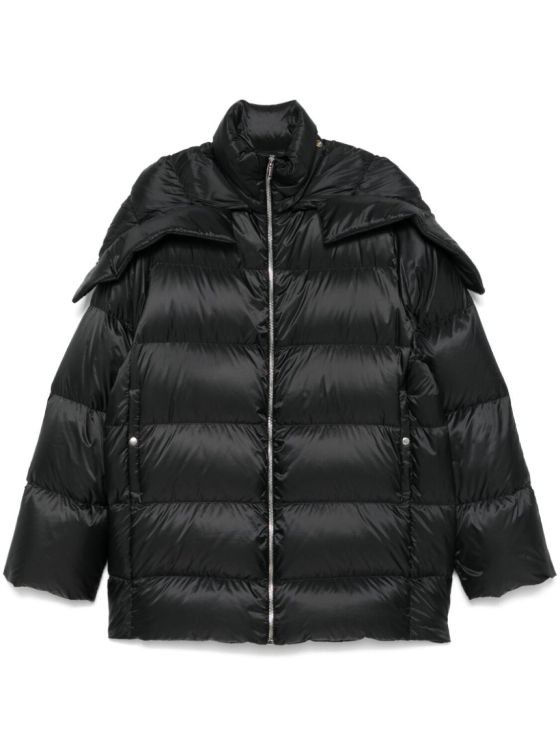 X Rick Owens Cyclopic пальто Moncler + Rick Owens, черный
X Rick Owens Cyclopic пальто Moncler + Rick Owens, черный