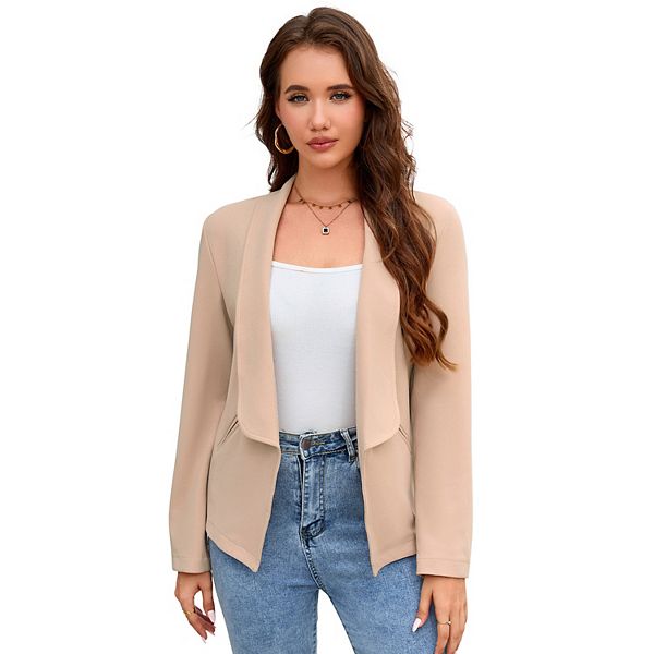 Женский повседневный блейзер с длинным рукавом Kojooin, Khaki
Женский повседневный блейзер с длинным рукавом Kojooin, Khaki