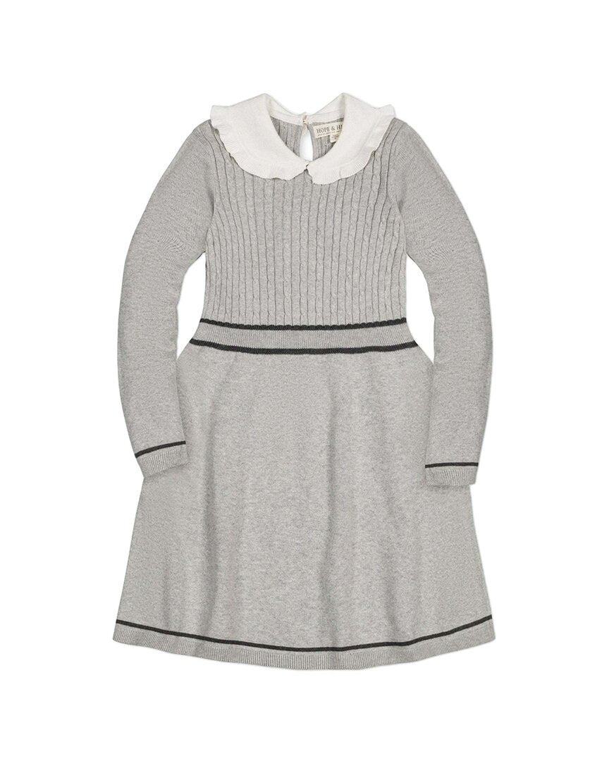 Хоуп & Генри платье-трапеция с кабельным узором в стиле Питер Пэн HOPE & HENRY 
Хоуп & Генри платье-трапеция с кабельным узором в стиле Питер Пэн HOPE & HENRY