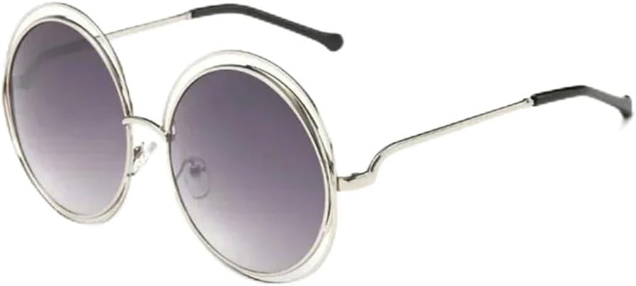 Винтажные круглые солнцезащитные очки большого размера с крупными линзами и зеркальным покрытием для женщин, в металлической оправе, стильные женские солнцезащитные очки KTUCN, 6-silver-gray
Винтажные круглые солнцезащитные очки большого размера с крупными линзами и зеркальным покрытием для женщин, в металлической оправе, стильные женские солнцезащитные очки KTUCN, 6-silver-gray