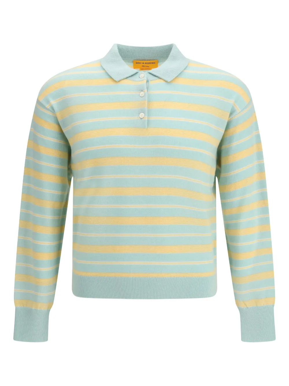 Полосатая рубашка-поло в рубчик Guest In Residence, синий
Полосатая рубашка-поло в рубчик Guest In Residence, синий