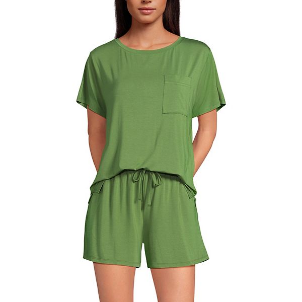 Женский комплект пижамы с коротким рукавом и шортами Lands' End, Valley Green
Женский комплект пижамы с коротким рукавом и шортами Lands' End, Valley Green