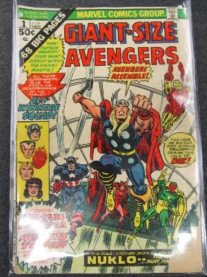 Giant-Size Avengers (Comic) Aug. 1974 No. 1 (Marvel Comics Group)
Giant-Size Avengers (Comic) Aug. 1974 No. 1 (Marvel Comics Group)