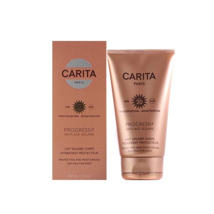 Солнцезащитный крем Progressif 20 SPF 150мл Carita
Солнцезащитный крем Progressif 20 SPF 150мл Carita