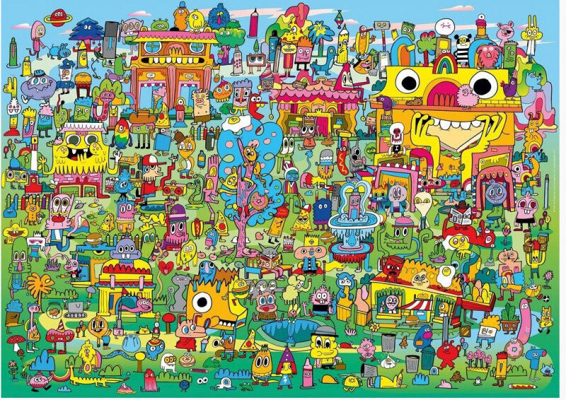 Эй, пазл Village Full of Doodles, Jon Burgermann, 1000 шт. Heye
Эй, пазл Village Full of Doodles, Jon Burgermann, 1000 шт. Heye