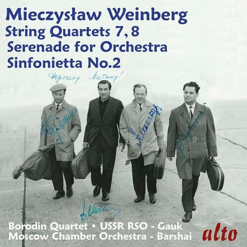 CD диск Borodin Quartet: Mieczyslaw Weinberg: String Quartets Nos. 7 & 8, Serenade Op. 47/4
CD диск Borodin Quartet: Mieczyslaw Weinberg: String Quartets Nos. 7 & 8, Serenade Op. 47/4