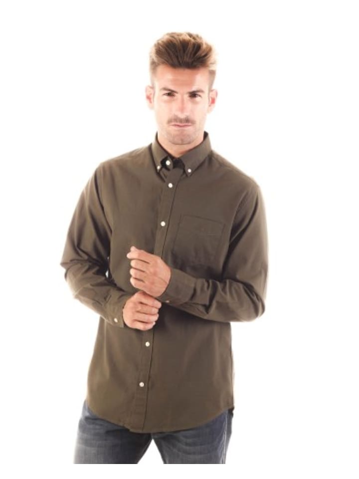 Рубашка Gant, цвет kaki 
Рубашка Gant, цвет kaki