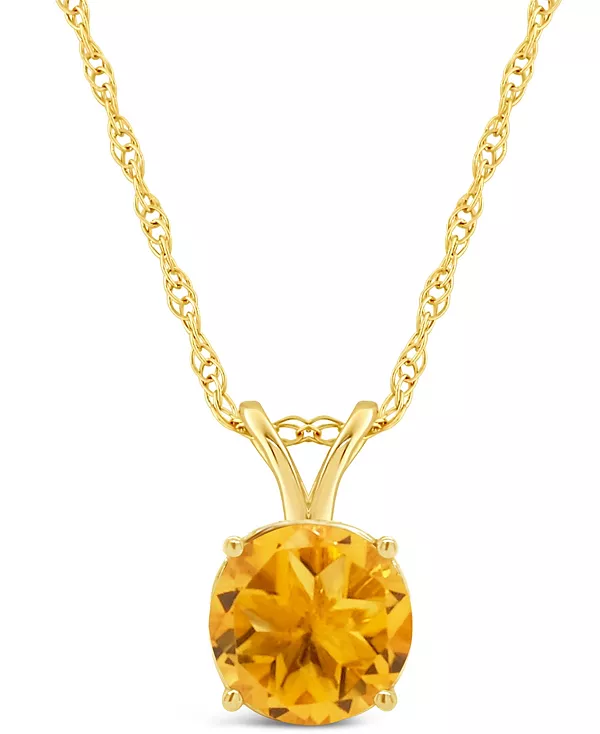 Ожерелье с подвеской из 14-каратного желтого золота с перидотом (1-3/8 карата). (Также доступно с гранатом, цитрином, голубым топазом, белым топазом и аметистом) Macy'S, citrine
Ожерелье с подвеской из 14-каратного желтого золота с перидотом (1-3/8 карата). (Также доступно с гранатом, цитрином, голубым топазом, белым топазом и аметистом) Macy'S, citrine