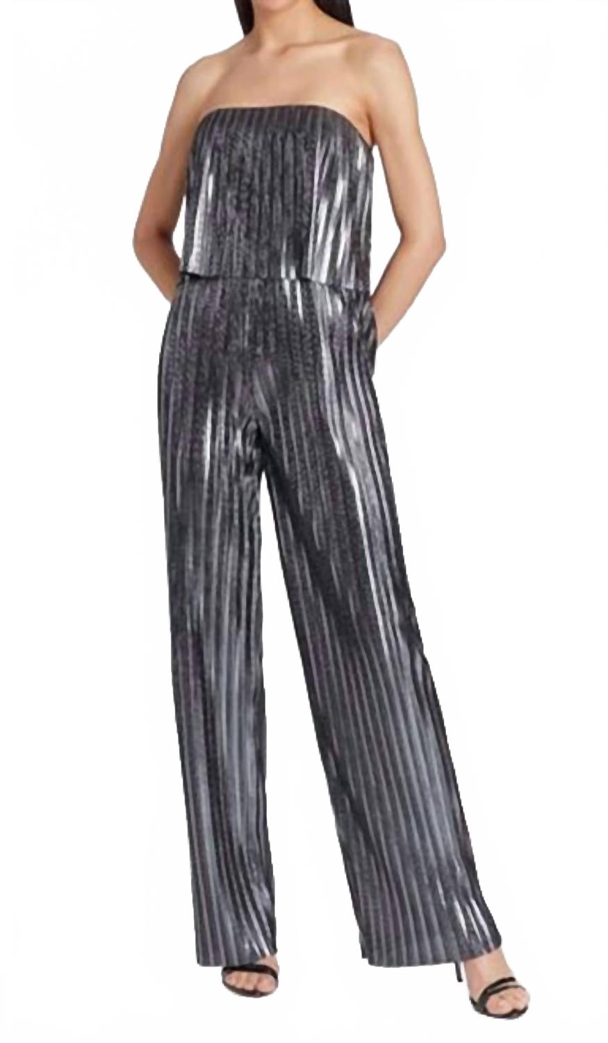 Коллина металлический серый комбинезон без бретелек Amanda Uprichard
Коллина металлический серый комбинезон без бретелек Amanda Uprichard