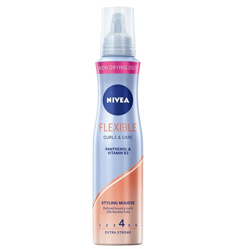 Nivea, Мусс для волос Flexible Curls & Care 150мл
Nivea, Мусс для волос Flexible Curls & Care 150мл
