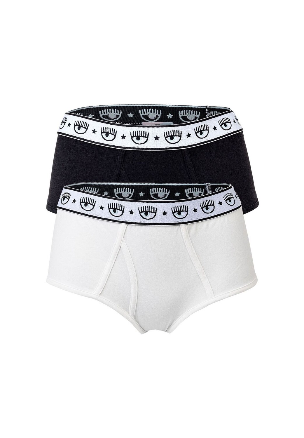 Набор из 2 женских брюк-кюлотов: трусы, хлопок стрейч, пояс с логотипом, однотонные CHIARA FERRAGNI, черный
Набор из 2 женских брюк-кюлотов: трусы, хлопок стрейч, пояс с логотипом, однотонные CHIARA FERRAGNI, черный