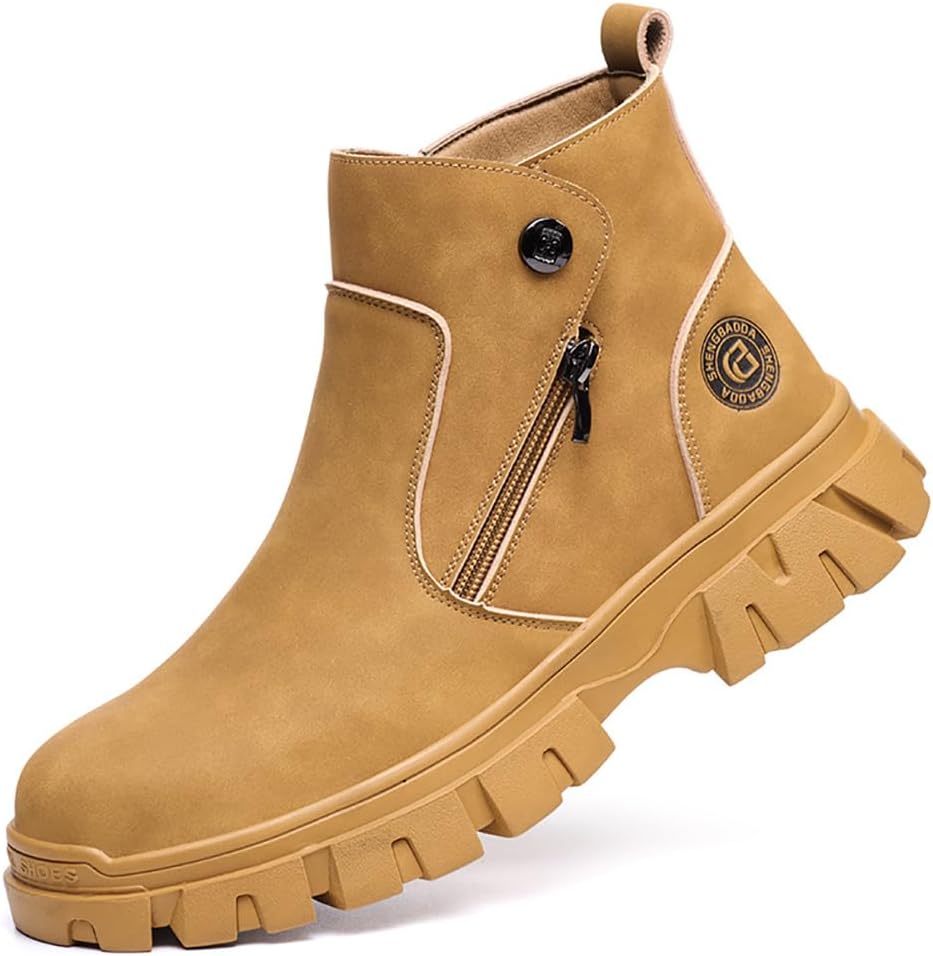 Ботинки lmprock унисекс с стальным носком, антипроколом, противоскользящие, огнестойкие и неразрушимые, для строительства, желтый
Ботинки lmprock унисекс с стальным носком, антипроколом, противоскользящие, огнестойкие и неразрушимые, для строительства, желтый