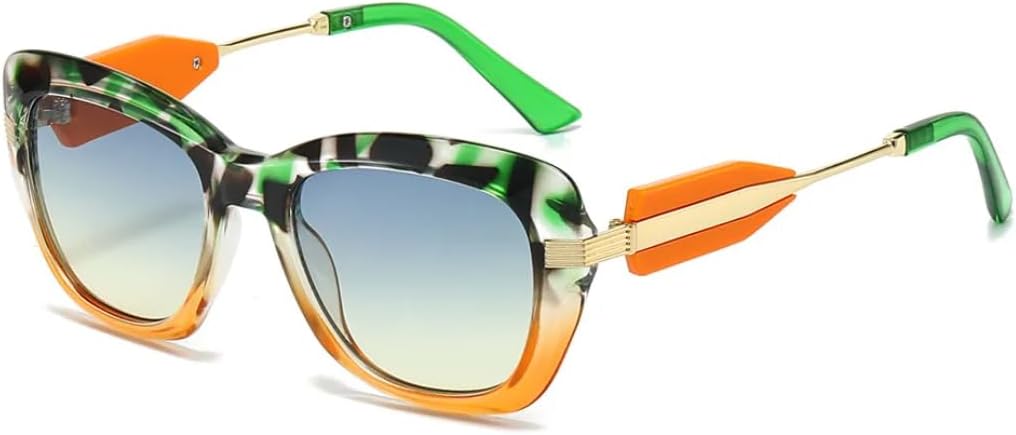 Ретро-солнцезащитные очки «кошачий глаз» с леопардовым градиентом, женская модель, толстая оправа, модные, универсальные, подходят и для мужчин, защита от УФ-излучения UV400 UATXTAU, Leopard Orange
Ретро-солнцезащитные очки «кошачий глаз» с леопардовым градиентом, женская модель, толстая оправа, модные, универсальные, подходят и для мужчин, защита от УФ-излучения UV400 UATXTAU, Leopard Orange