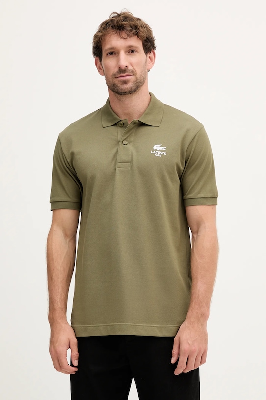 Хлопковое поло Lacoste, зеленый
Хлопковое поло Lacoste, зеленый