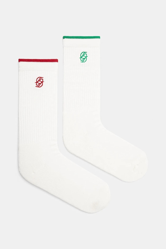 Носки La Chaussette D Miroir 2 пары Drôle De Monsieur, белый
Носки La Chaussette D Miroir 2 пары Drôle De Monsieur, белый