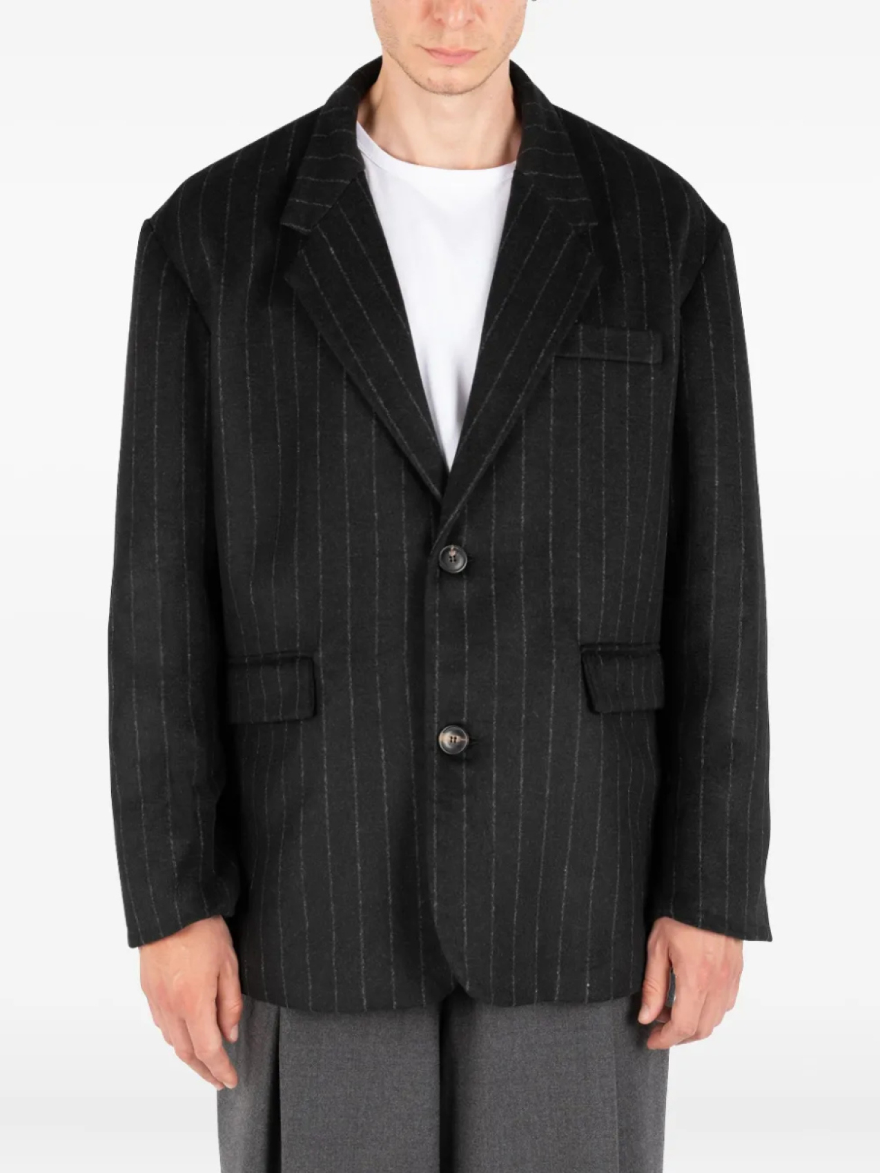 Блейзер в тонкую полоску Société Anonyme Big Mama, серый
Блейзер в тонкую полоску Société Anonyme Big Mama, серый