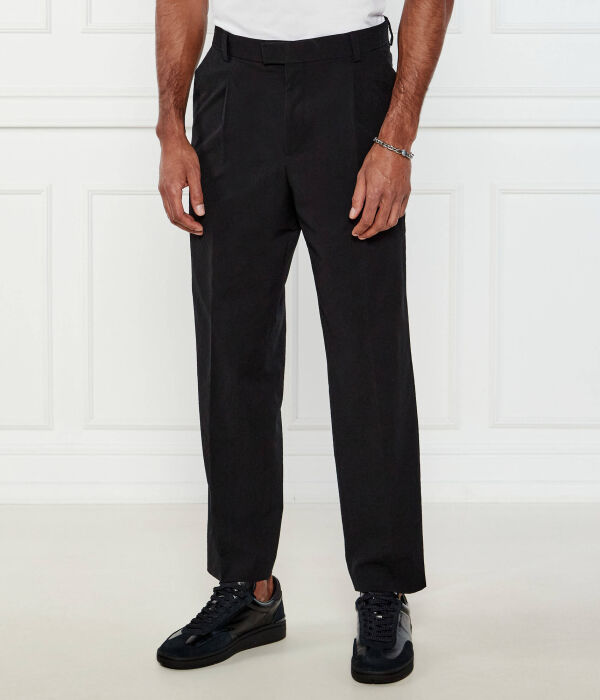 Брюки theodor252f1x Slim fit Hugo, черный 
Брюки theodor252f1x Slim fit Hugo, черный