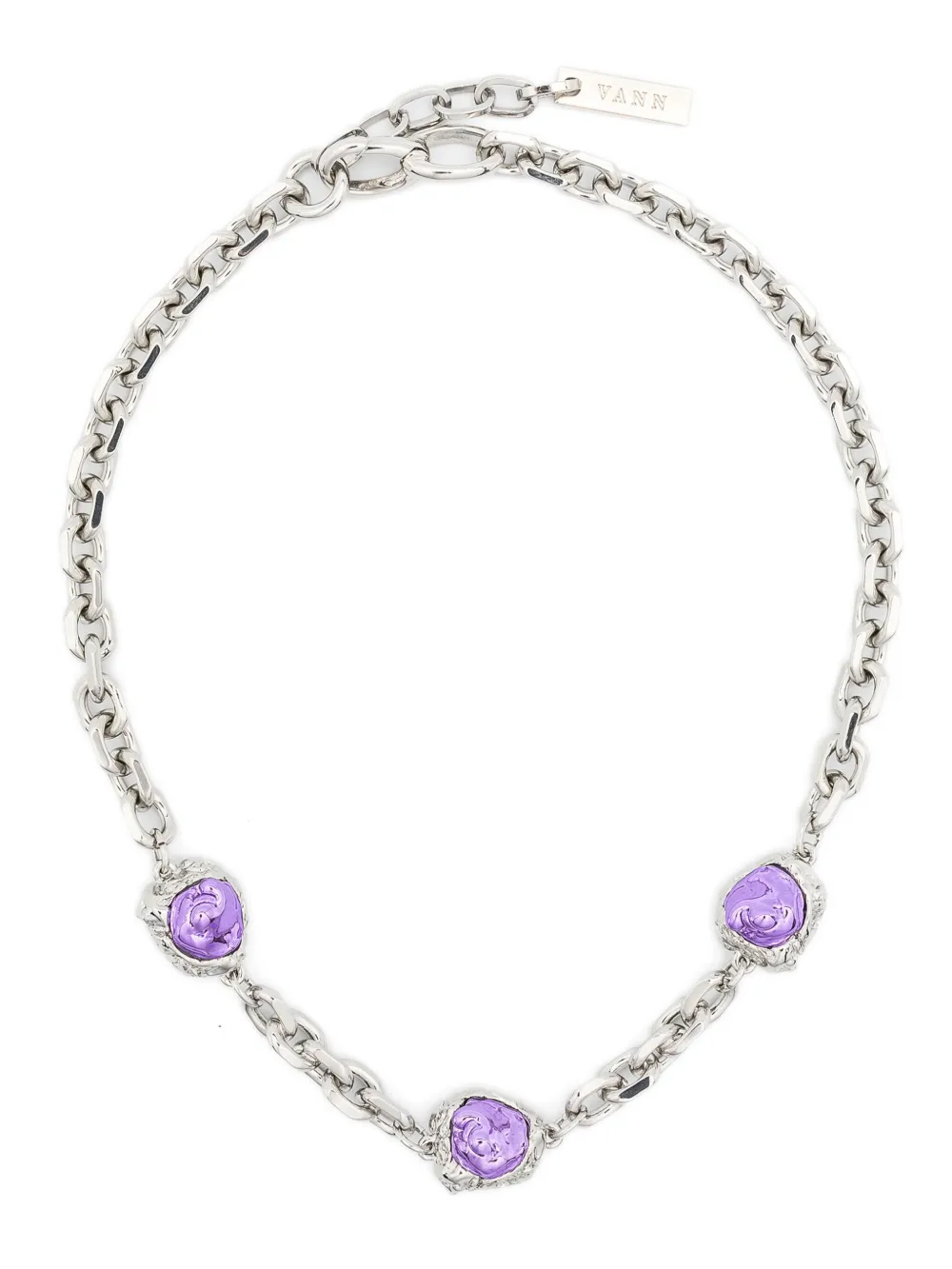 Чокер Rock Jewel Vann Jewelry, серебристый
Чокер Rock Jewel Vann Jewelry, серебристый