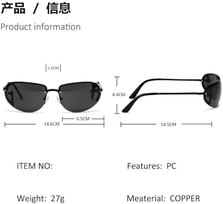 Солнцезащитные очки 2026 года для женщин и мужчин, качественные безободковые очки для активного отдыха и спорта, защита от ультрафиолета UV400 MTZJH, Gold-black
Солнцезащитные очки 2026 года для женщин и мужчин, качественные безободковые очки для активного отдыха и спорта, защита от ультрафиолета UV400 MTZJH, Gold-black