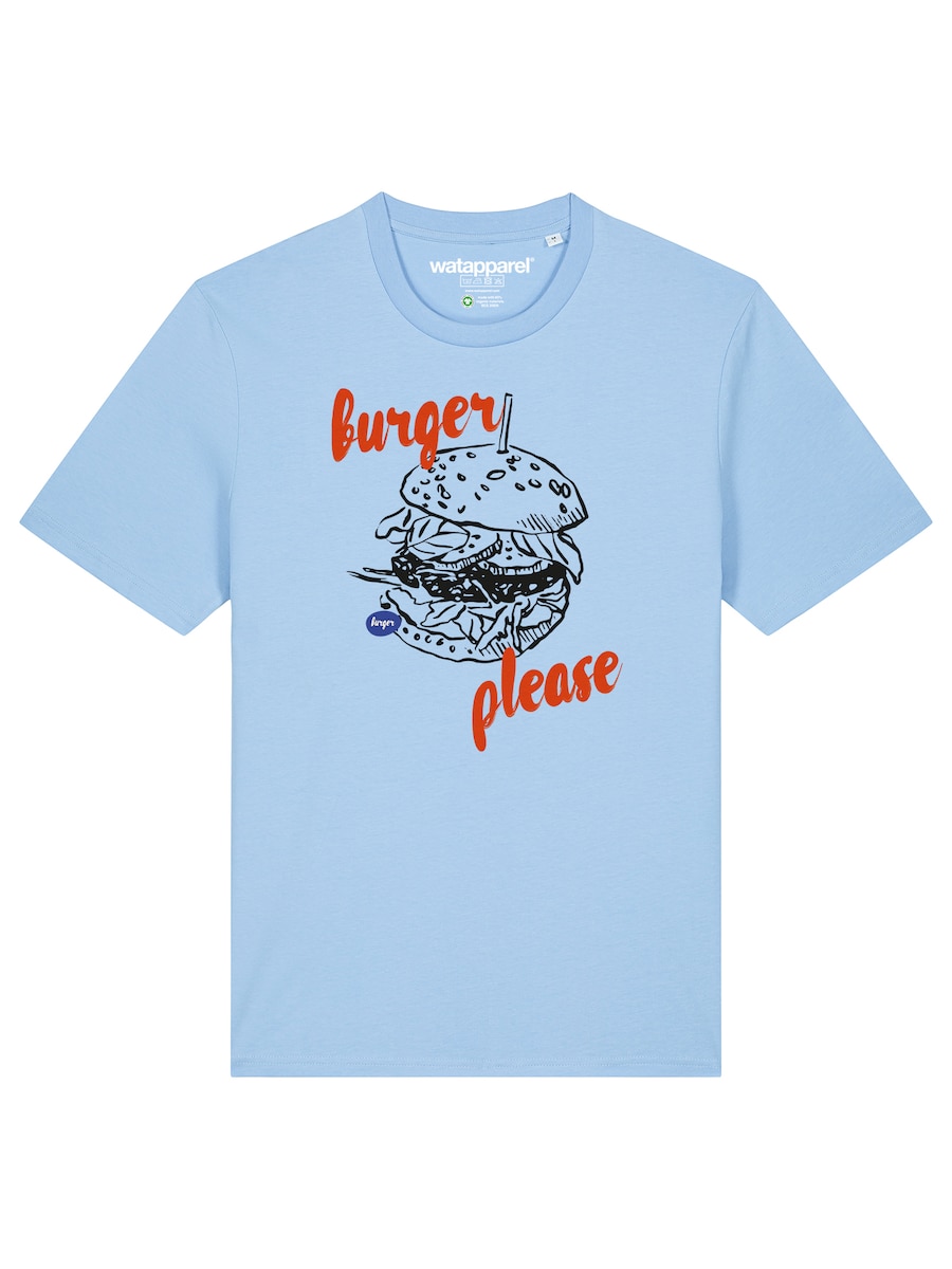 Рубашка Watapparel Burger please, светло-голубой
Рубашка Watapparel Burger please, светло-голубой