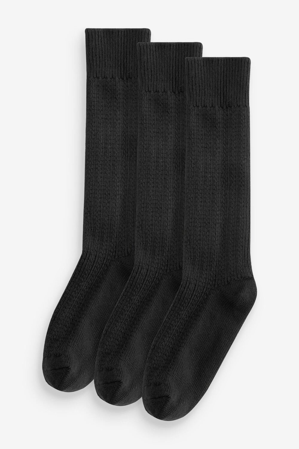 Носки до щиколотки, 3 пары Next, черный
Носки до щиколотки, 3 пары Next, черный